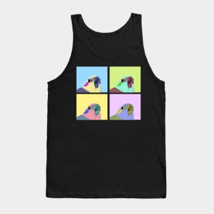 pop art cockatiel Tank Top